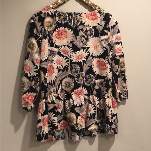 lc lauren conrad | floral blouse - Picture 4 of 6